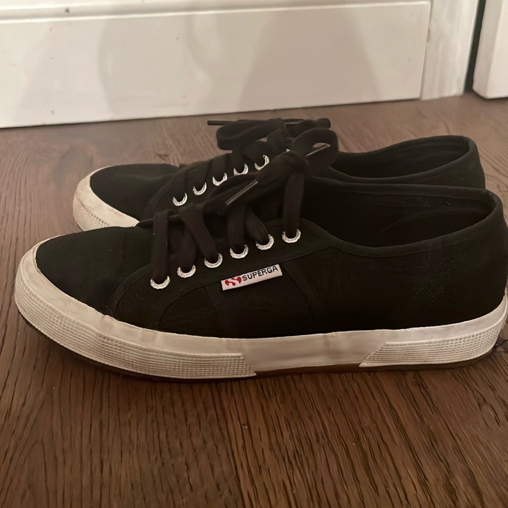 Slightly worn Superga sneakers